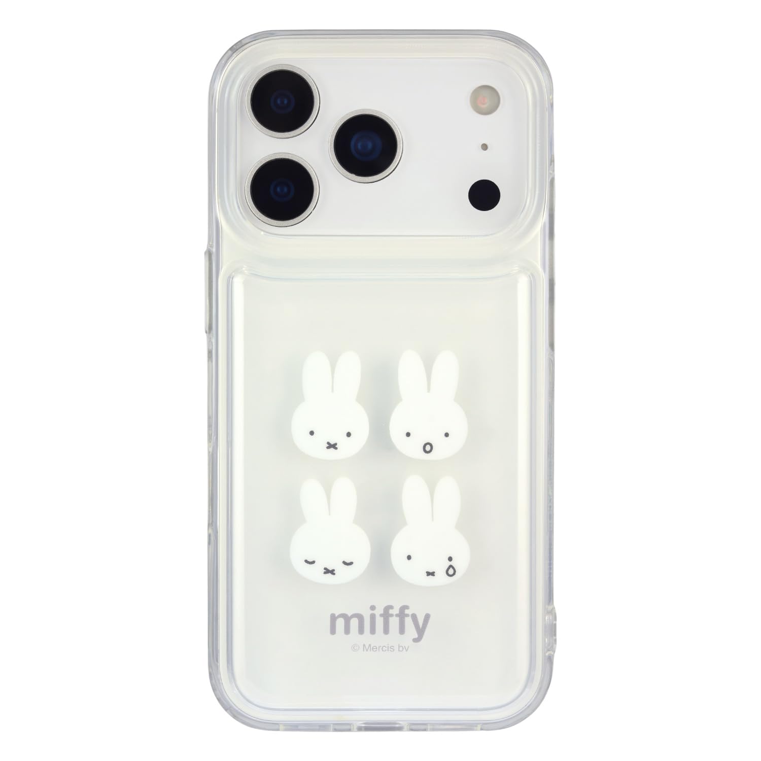 Gourmandies Miffy IIIIfit Clear iPhone 17 Pro Compatible Case